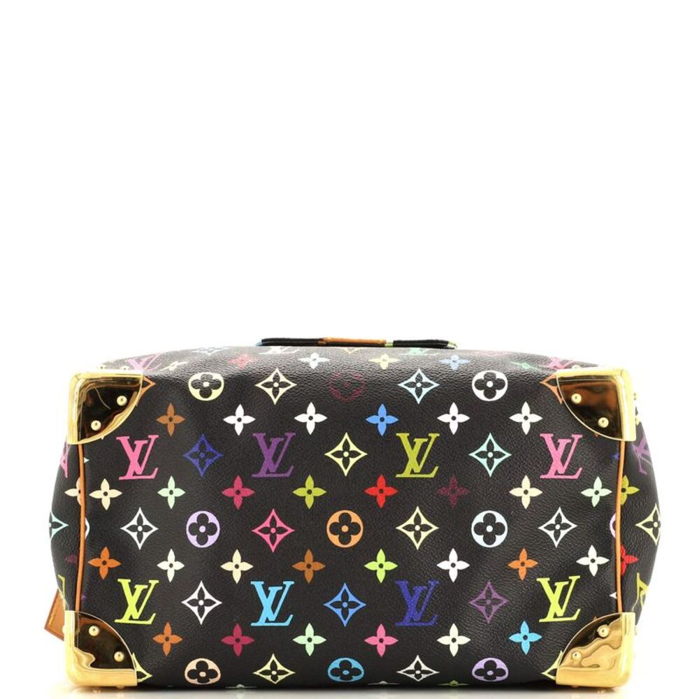 Louis Vuitton Speedy Handbag Monogram Multicolor 30 Black, Multicolor - Picture 5 of 10